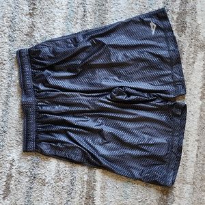 Pony Grey Black Streatchy Athletic Shorts - Size Men's Medium